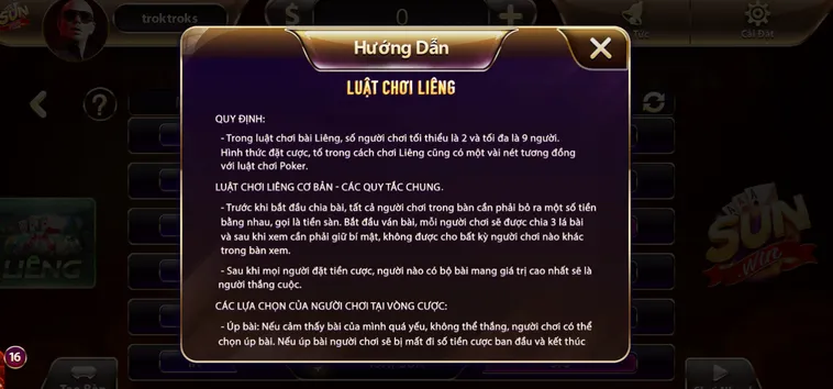 Trải Nghiệm Liêng Tại SunWin Đẳng Cấp Với Cơ Hội Thắng Cược Khủng Mỗi Ngày