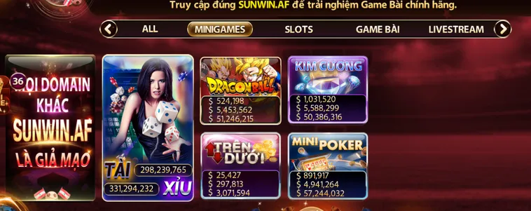 Các Tựa Game Tại Minigame SunWin Uy Tín