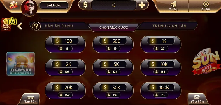 Trải Nghiệm Đỉnh Cao Chơi Phỏm Tại SunWin Với Cơ Hội Thắng Cược Khủng Mỗi Ngày